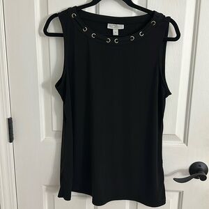 Dana Buchanan size large work tank with gold detail